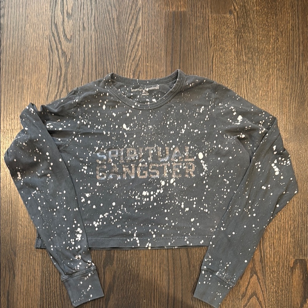 Spiritual Gangster Cropped Long Sleeve Shirt